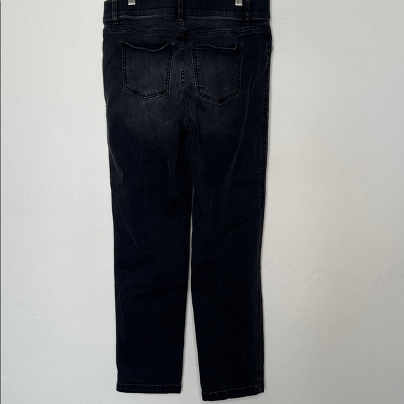 Spanx Women's Ankle Straight Leg Jeans Black Size Medium Style 20355R - Picture 4 of 5